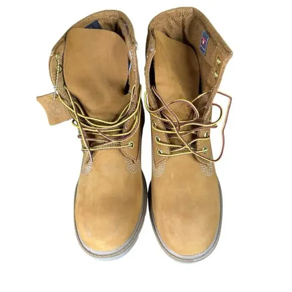 Timberland Classic 6” Waterproof Boot Wheat Nubuck Mens 7.5 w/ Box - Picture 9 of 12